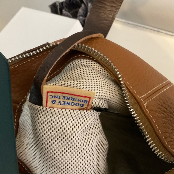 Dooney & Bourke Brown Leather Shoulders Bag - Picture 14 of 14